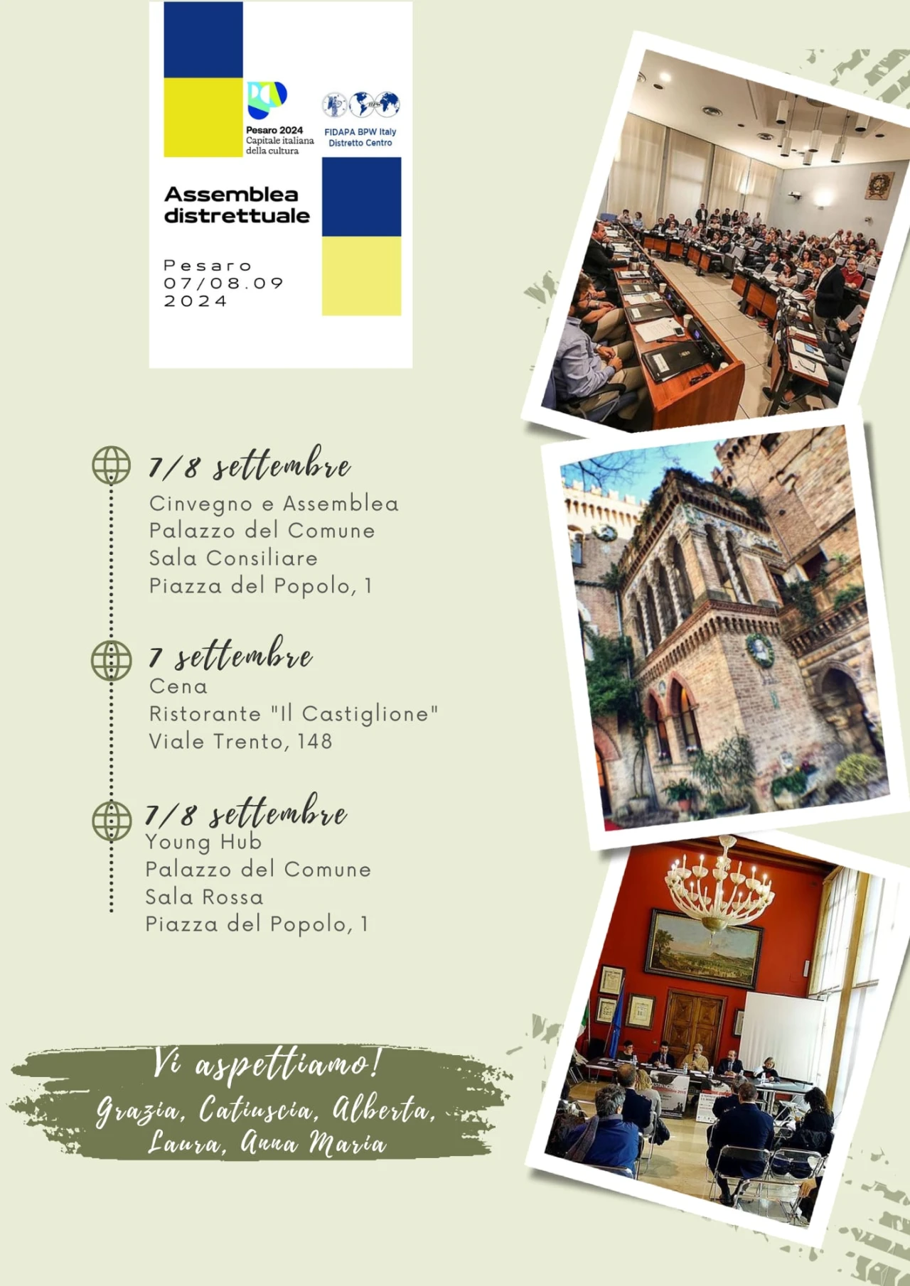 Assemblea Distrettuale Pesaro 7-8 settembre 2024